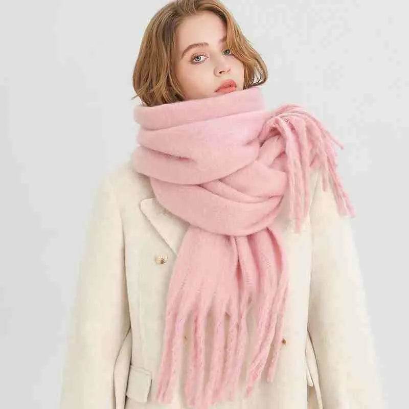 Women's Winter Scarf Cashmere Warm Soft Shawl - www.Shopthatapp.com