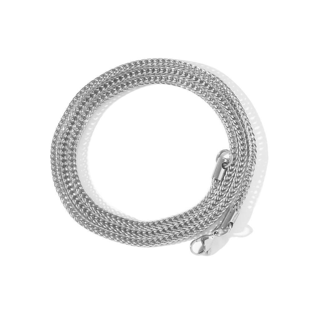 Vacuum Electroplating Stainless Steel Chain Necklace For Men And Women - www.Shopthatapp.com