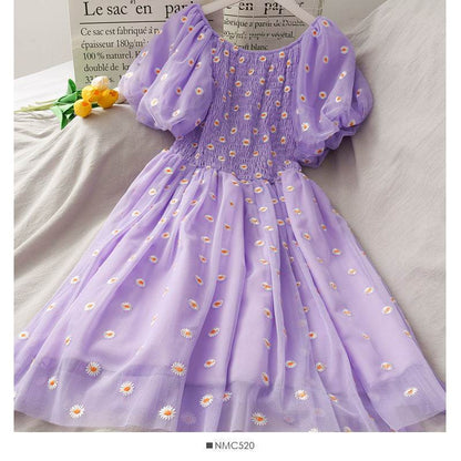 Women Dresses Summer V Neck Floral Print Boho Beach vacation Mini Dress - www.Shopthatapp.com