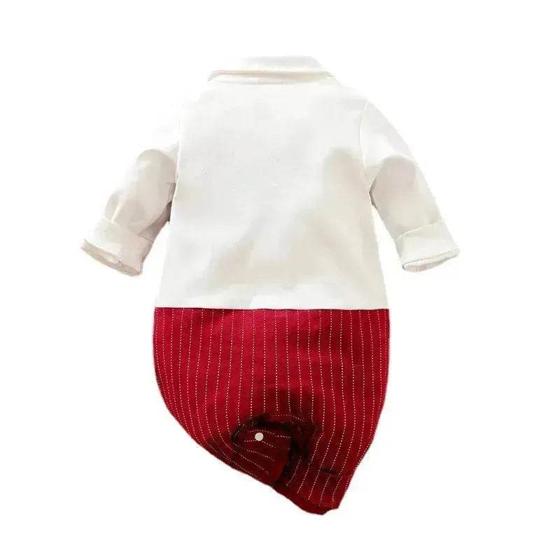 Newborn Baby Boy Gentleman Romper Suit baby boy clothes  baby boy outfits - www.Shopthatapp.com