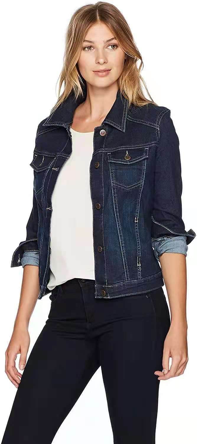 New Style Denim Jacket Women Slim Slimming - www.Shopthatapp.com