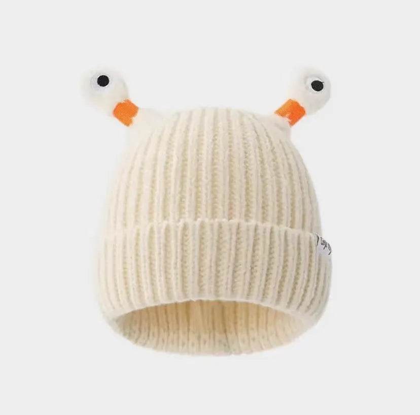 New Cute Luminous Fall Winter Warm Ear Protection Wool Cartoon All-matching Knitted Beanie Hat - www.Shopthatapp.com