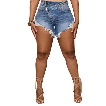 Fashion Personality Denim Shorts For Women - www.Shopthatapp.com