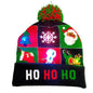 LED Christmas Hat Sweater Knitted Beanie Christmas Light Up Knitted Hat Christmas Gift  Kids Xmas New Year Decorations - www.Shopthatapp.com