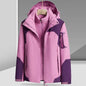 Three-in-one Removable Liner With Velvet Thickening Windproof Waterproof Jacket - www.Shopthatapp.com