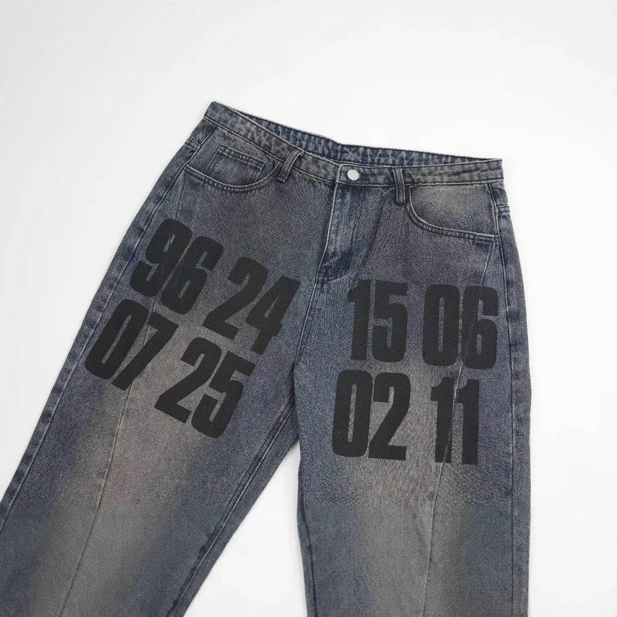 High Street American Washed Distressed Baggy Denim Baggy Jeans Pant Pant unisex - www.Shopthatapp.com