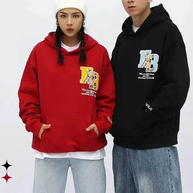 Casual Fall Unisex Oversized Hoodie Pullover sweatshirts Street style - www.Shopthatapp.com