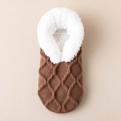 Winter Warm Short Cotton Slipper Socks Unisex Thicken Thermal Plush Home Floor Sock Soft Non-slip Grip Fuzzy Floor Fluffy Socks - www.Shopthatapp.com