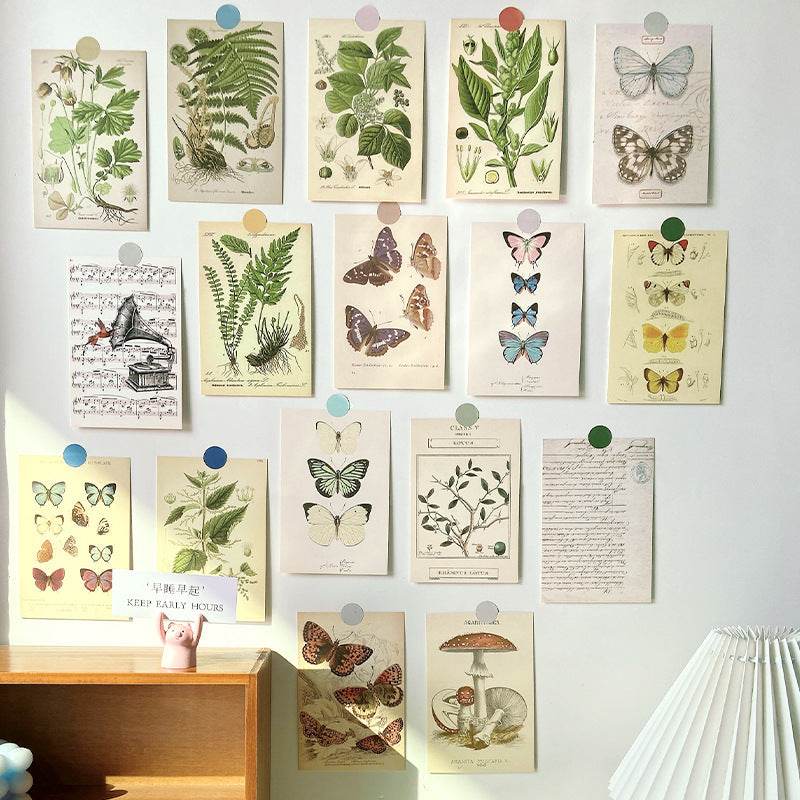 Forest Plant Series Decorative Card Wall Bedroom Postcard Wall Sticker Decoration Decorative Card - www.Shopthatapp.com