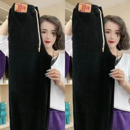 Leisure Trousers – Cotton Thick Flannel Sports Pants for Women - www.Shopthatapp.com