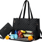 Women Stylish Fashion Commute Office Insulated Work Handbag Lunch Bag - www.Shopthatapp.com