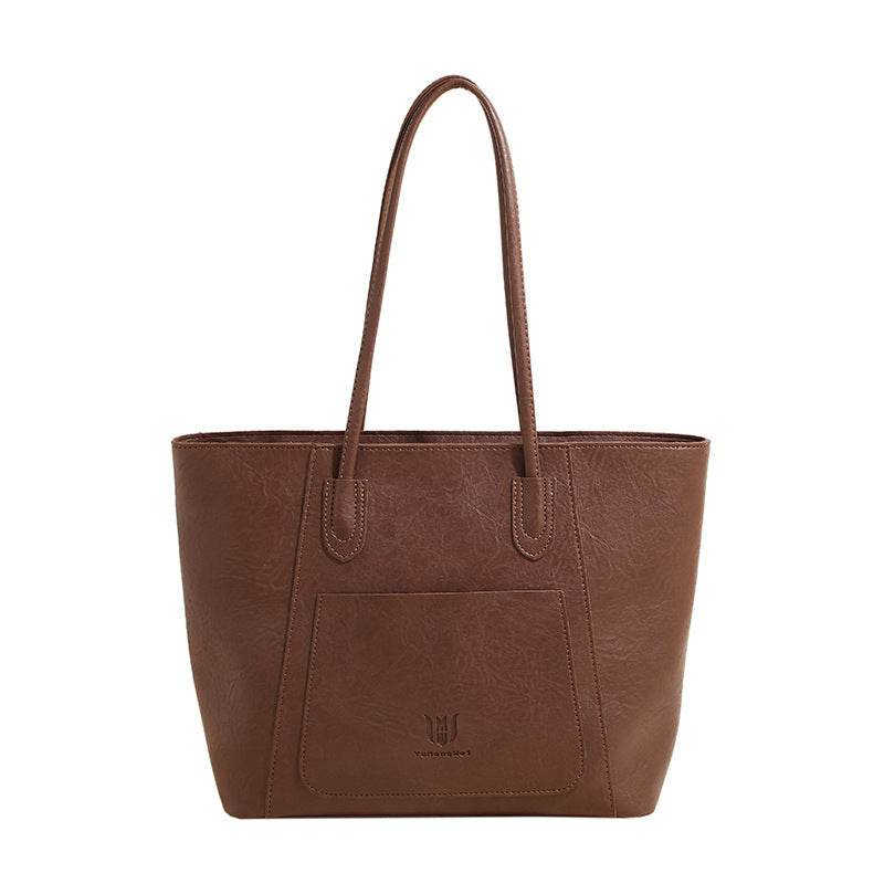 Casual Retro Shoulder Bag Texture Class Commuter Tote - www.Shopthatapp.com