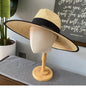 Summer Travel Leisure French Retro Hat Women's Top Wide Brim Straw Sun Hat for women - www.Shopthatapp.com