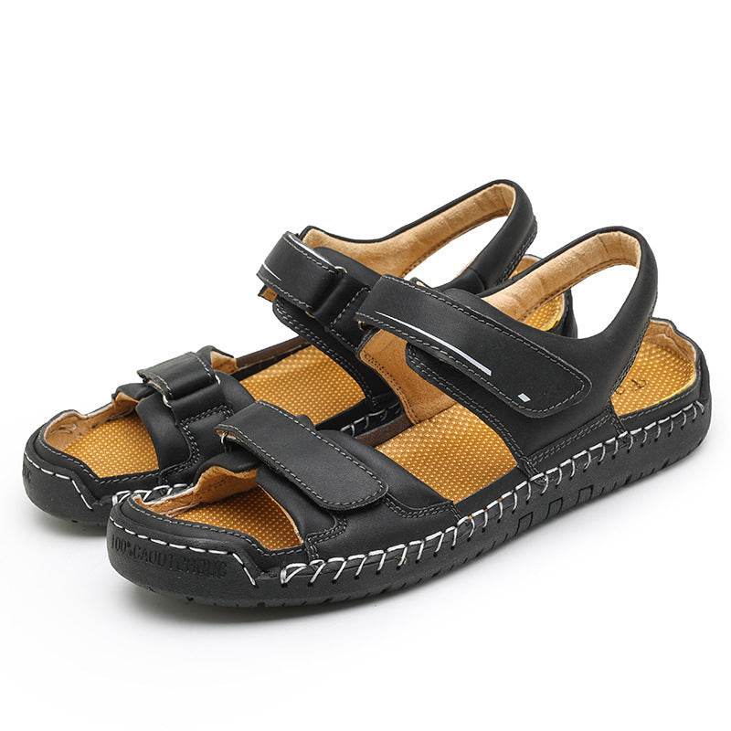 Men's Sandals Casual Trend Leather Sandals Men's Wholesale - www.Shopthatapp.com