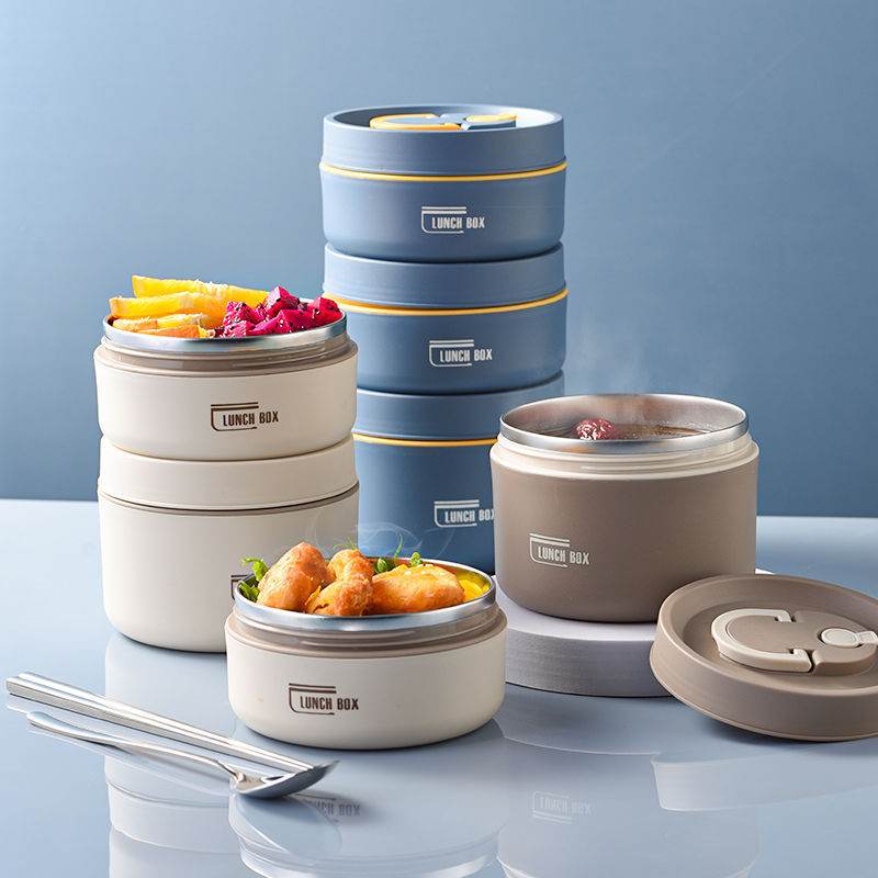 Portable Self-heating Japanese Multi Layer Thermal Insulated Lunch Box for Adult. - www.Shopthatapp.com