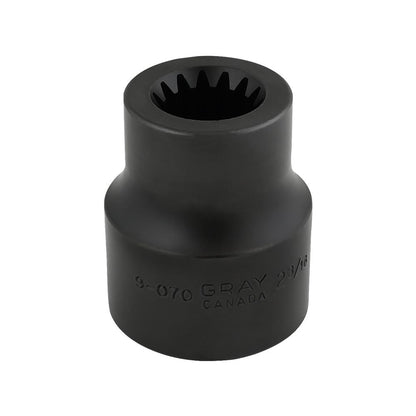 2-1/2" # 5 Spline Drive Standard Length Sockets - Impact Black Industrial Finish - www.Shopthatapp.com #