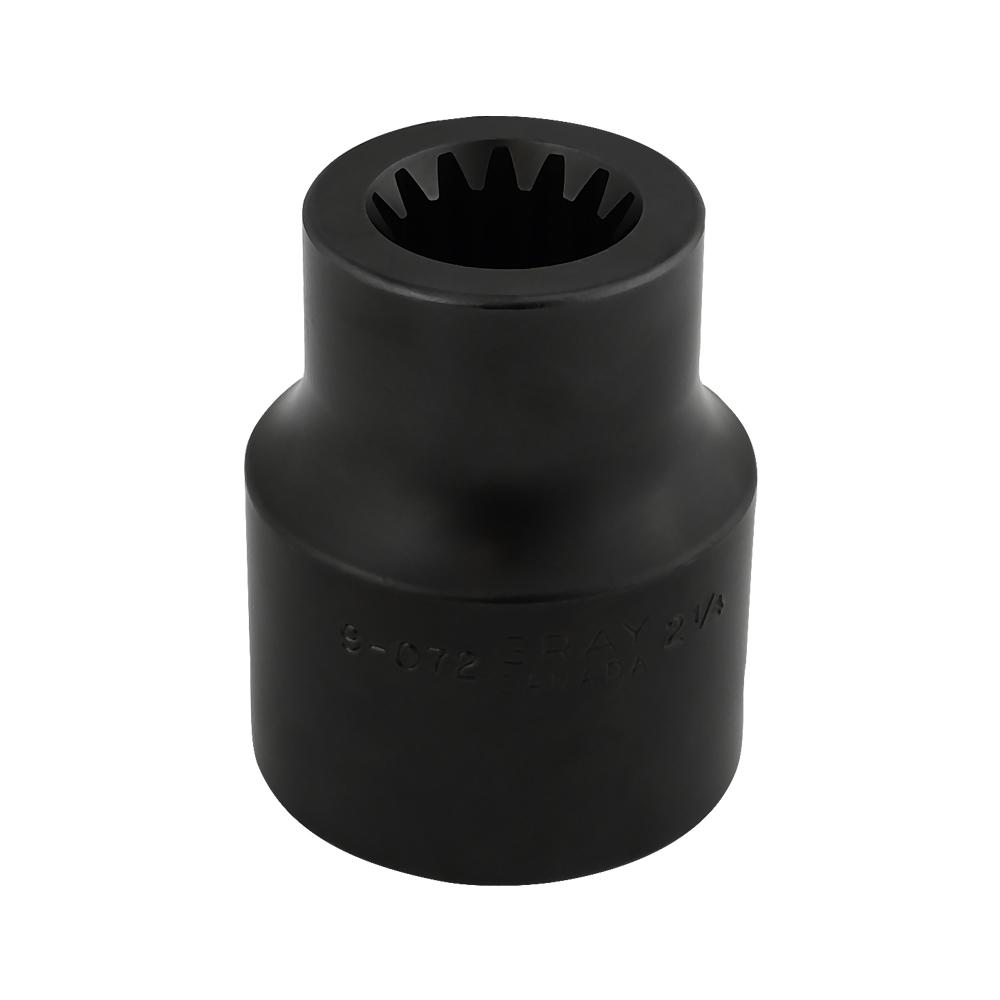 2-1/2" # 5 Spline Drive Standard Length Sockets - Impact Black Industrial Finish - www.Shopthatapp.com #