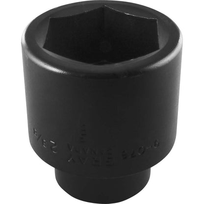 2-1/2" # 5 Spline Drive Standard Length Sockets - Impact Black Industrial Finish - www.Shopthatapp.com #