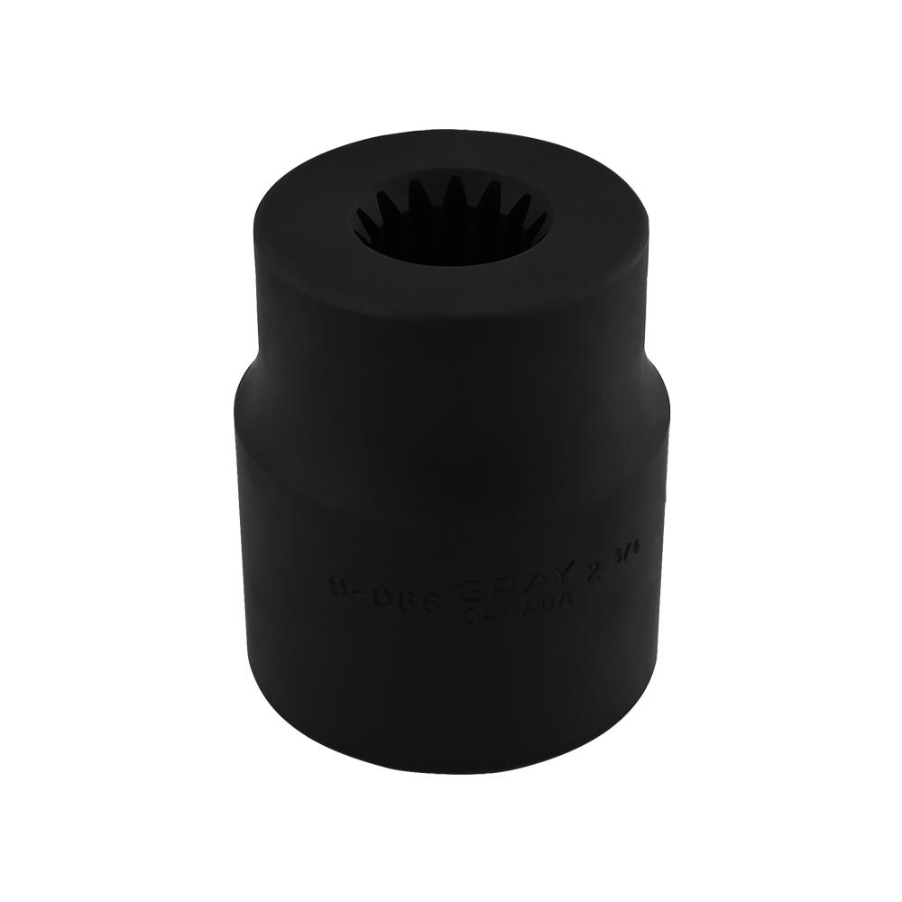 2-1/2" # 5 Spline Drive Standard Length Sockets - Impact Black Industrial Finish - www.Shopthatapp.com #