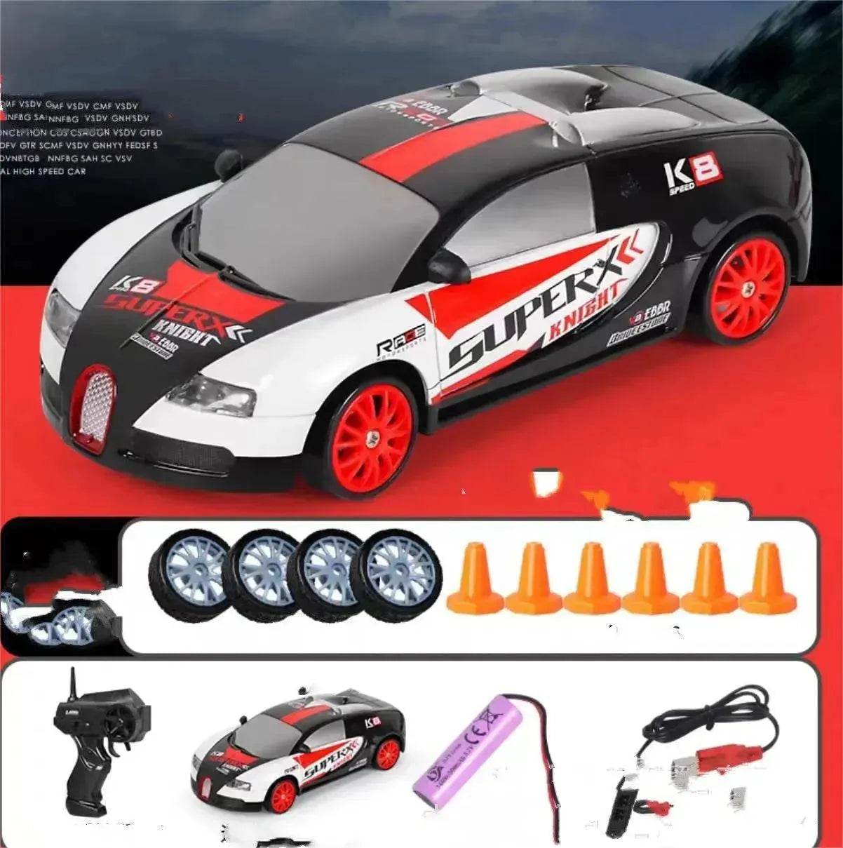 2.4G Drift Rc Car 4WD RC Drift Car Toy Remote Control GTR Model AE86 Vehicle Car RC Racing Car Toy For Children Christmas Gifts - www.Shopthatapp.com