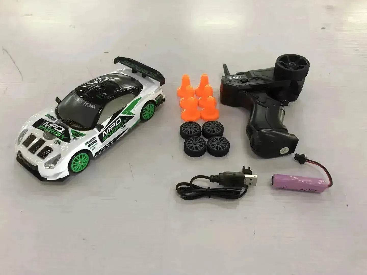 2.4G Drift Rc Car 4WD RC Drift Car Toy Remote Control GTR Model AE86 Vehicle Car RC Racing Car Toy For Children Christmas Gifts - www.Shopthatapp.com