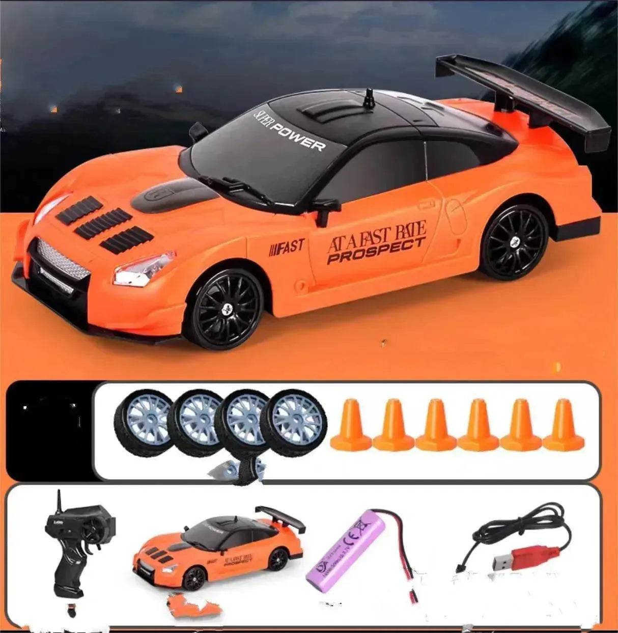 2.4G Drift Rc Car 4WD RC Drift Car Toy Remote Control GTR Model AE86 Vehicle Car RC Racing Car Toy For Children Christmas Gifts - www.Shopthatapp.com