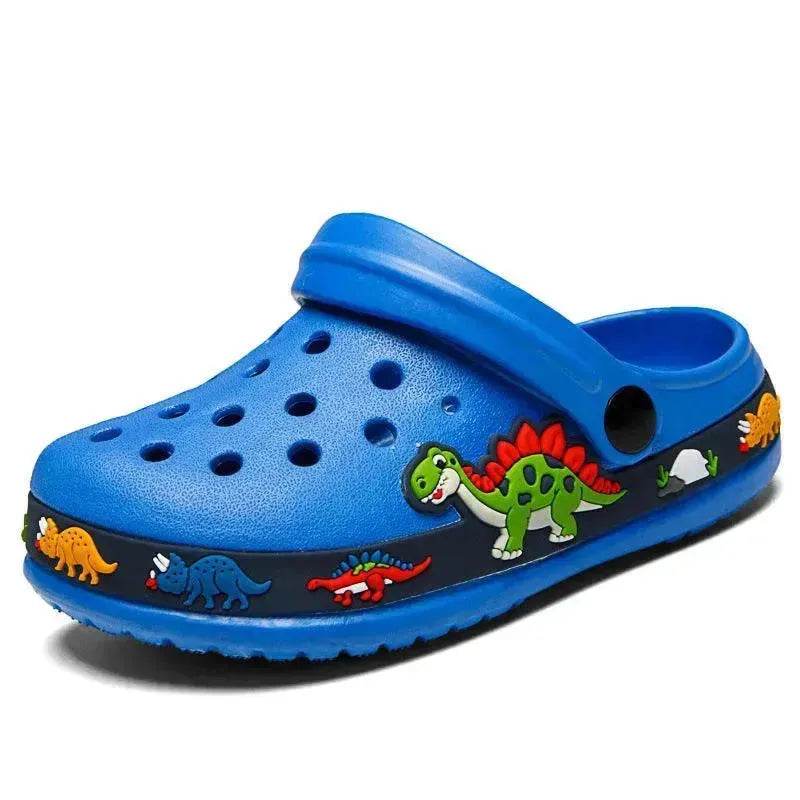 2-6y Kids Summer Boys Girls Sandals Flat Heel Cartoon Soft Bottom Beach Slippers Children Garden Shoes - www.Shopthatapp.com