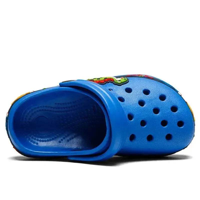 2-6y Kids Summer Boys Girls Sandals Flat Heel Cartoon Soft Bottom Beach Slippers Children Garden Shoes - www.Shopthatapp.com