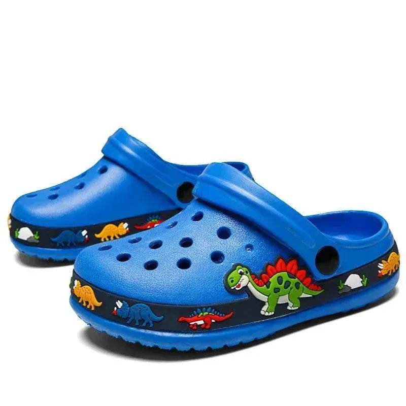 2-6y Kids Summer Boys Girls Sandals Flat Heel Cartoon Soft Bottom Beach Slippers Children Garden Shoes - www.Shopthatapp.com