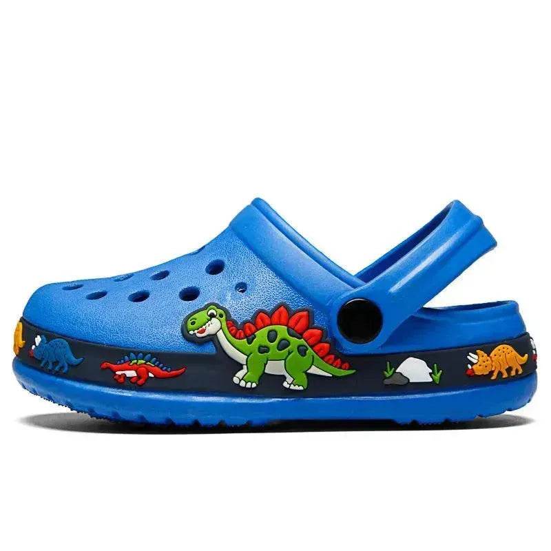 2-6y Kids Summer Boys Girls Sandals Flat Heel Cartoon Soft Bottom Beach Slippers Children Garden Shoes - www.Shopthatapp.com