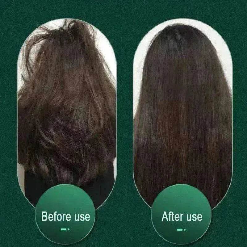 2-In-1 Hair Straightener Hot Comb - Dual-Use Rotating Electric Brush - www.Shopthatapp.com