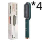 2-In-1 Hair Straightener Hot Comb - Dual-Use Rotating Electric Brush