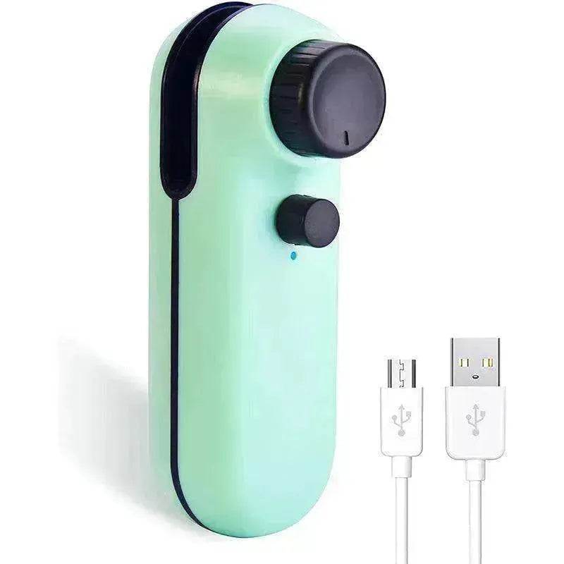 2-in-1 Mini Bag Sealer & Cutter: Rechargeable Heat Seal - www.Shopthatapp.com