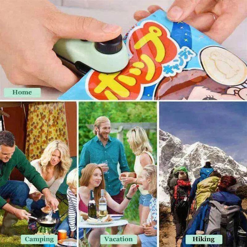 2-in-1 Mini Bag Sealer & Cutter: Rechargeable Heat Seal - www.Shopthatapp.com