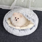 Lit long en peluche 2 en 1 pour animaux de compagnie