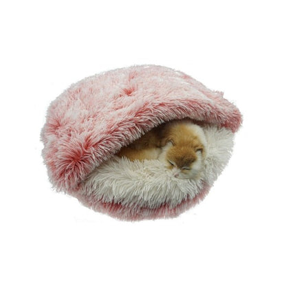 Lit long en peluche 2 en 1 pour animaux de compagnie