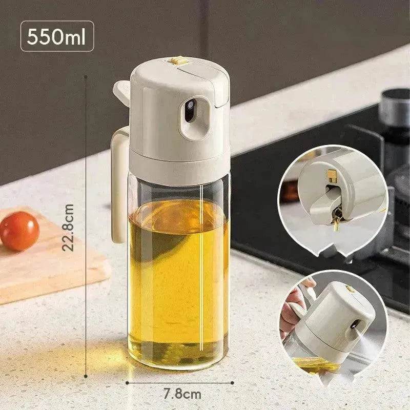 2 In 1 Oil Sprayer Bottle BBQ Cooking Oil Dispenser Olive Oil Pourers Sprayer Kitchen Baking Oil Mister Vinegar Bottle - www.Shopthatapp.com