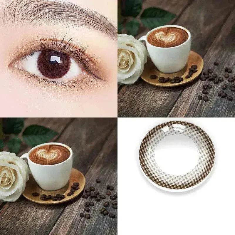 2 pieces Annual throw Russian girl blue color contacts lenses - www.Shopthatapp.com