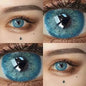 2 pieces Annual throw Russian girl blue color contacts lenses - www.Shopthatapp.com