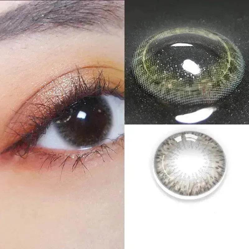 2 pieces Annual throw Russian girl blue color contacts lenses - www.Shopthatapp.com