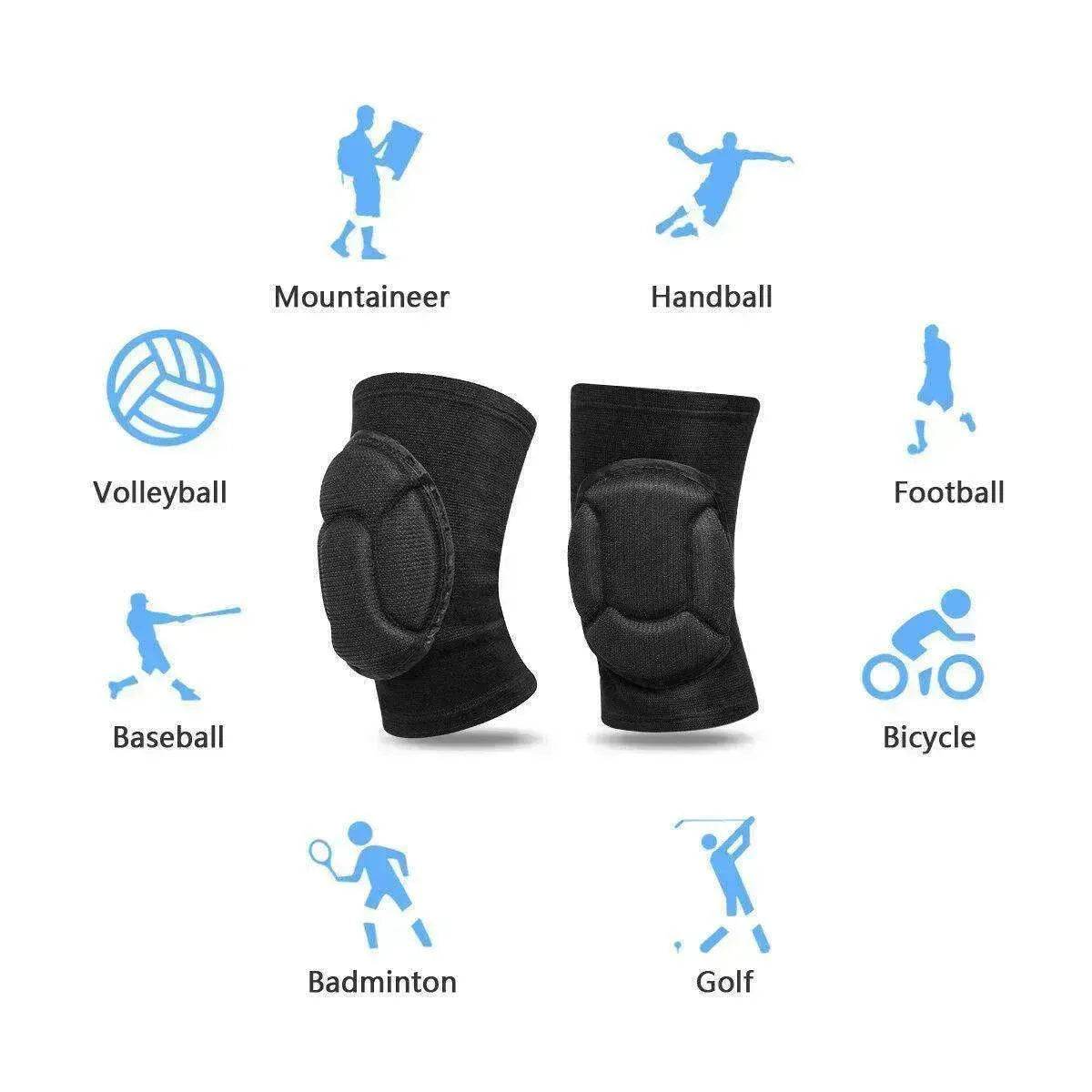 2 x Professional Knee Pads Leg Protector For Sport Work Flooring Construction - www.Shopthatapp.com