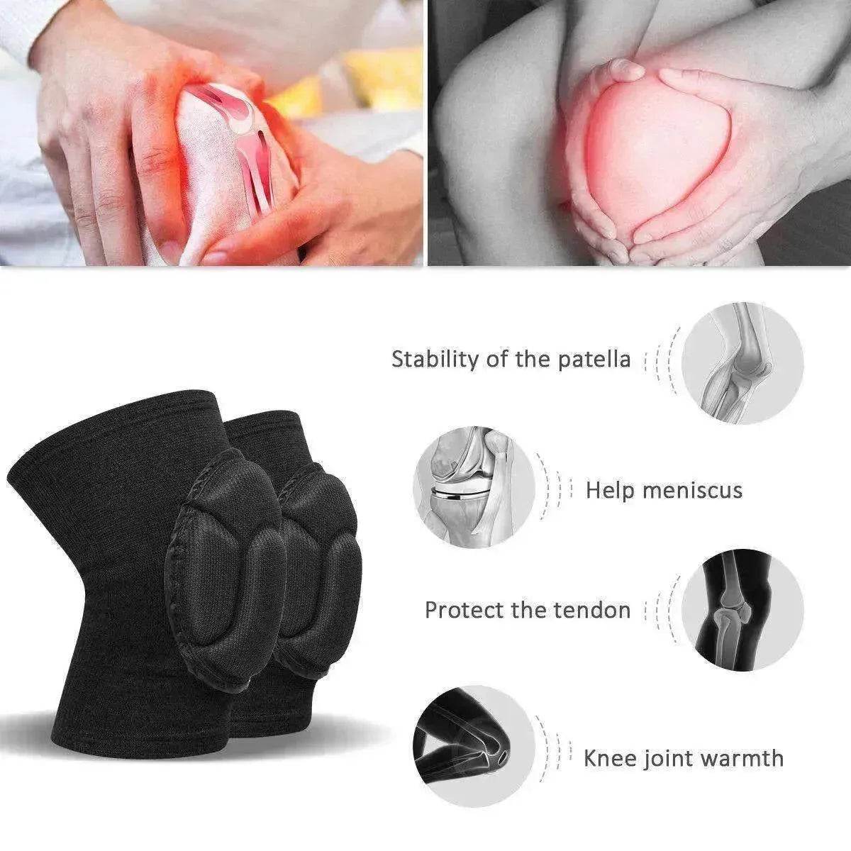 2 x Professional Knee Pads Leg Protector For Sport Work Flooring Construction - www.Shopthatapp.com