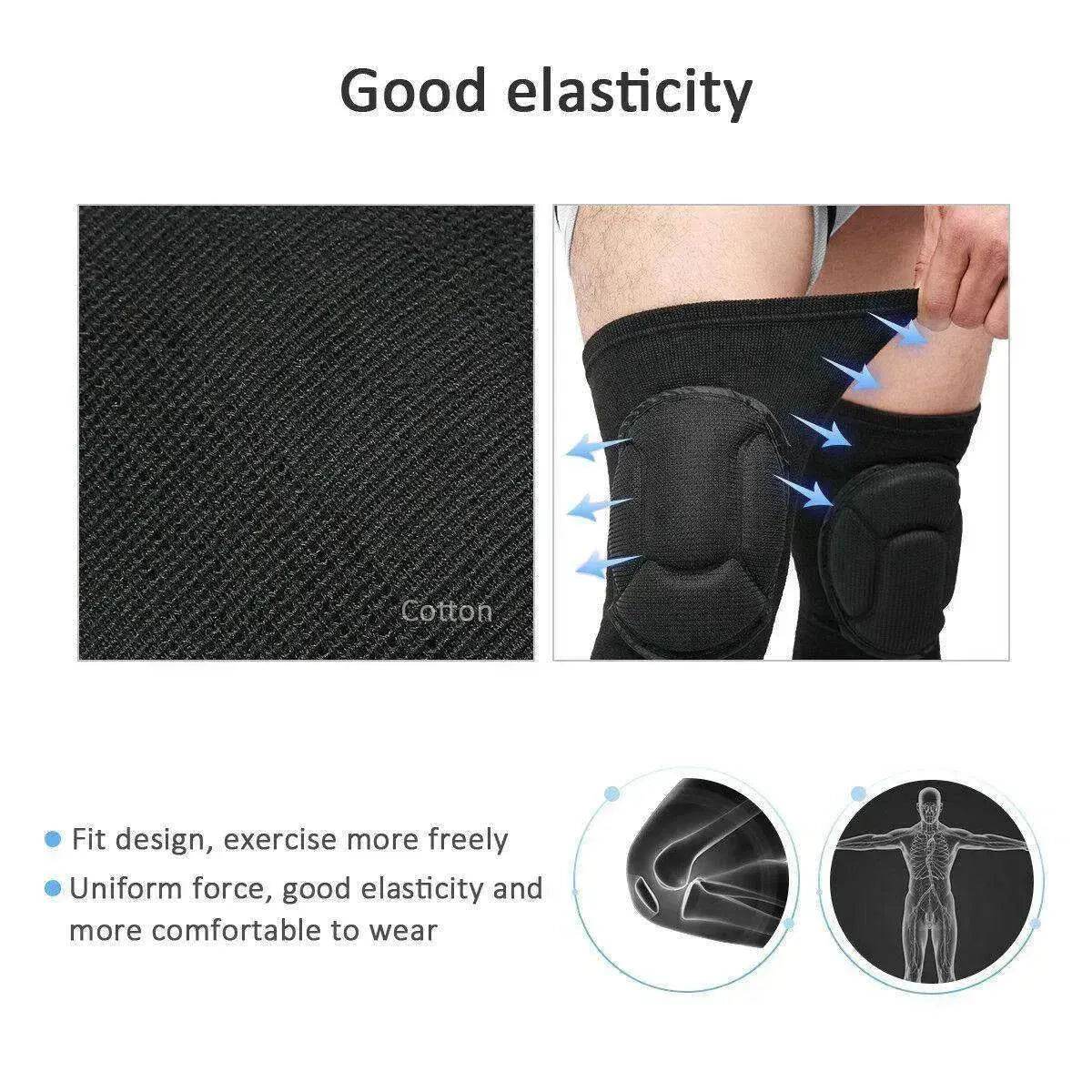 2 x Professional Knee Pads Leg Protector For Sport Work Flooring Construction - www.Shopthatapp.com