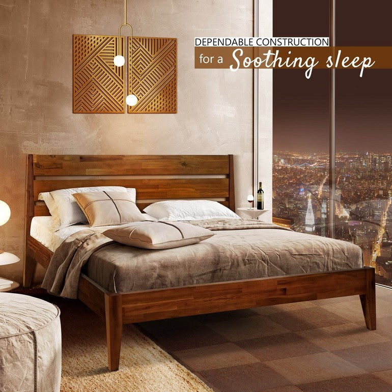 Emery Solid Wood Bed Frame - www.Shopthatapp.com