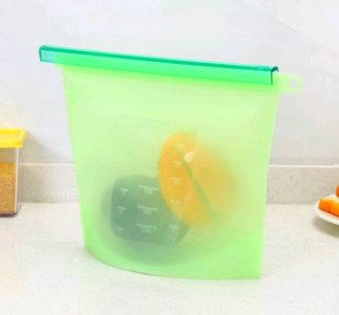 Reusable Silicone food storage bag vacuum sealed bag - www.Shopthatapp.com