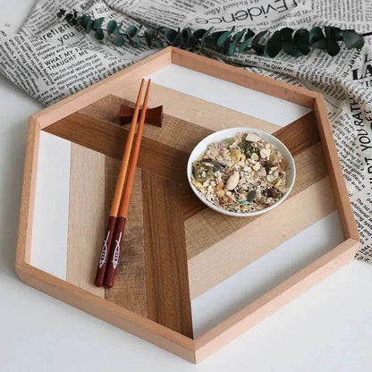 Acacia Wooden Serving Tray Decorative Tray - www.Shopthatapp.com