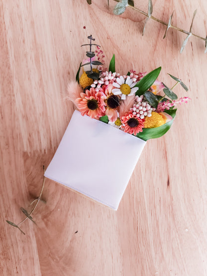 Pocket Boutonniere - Soft Pinks