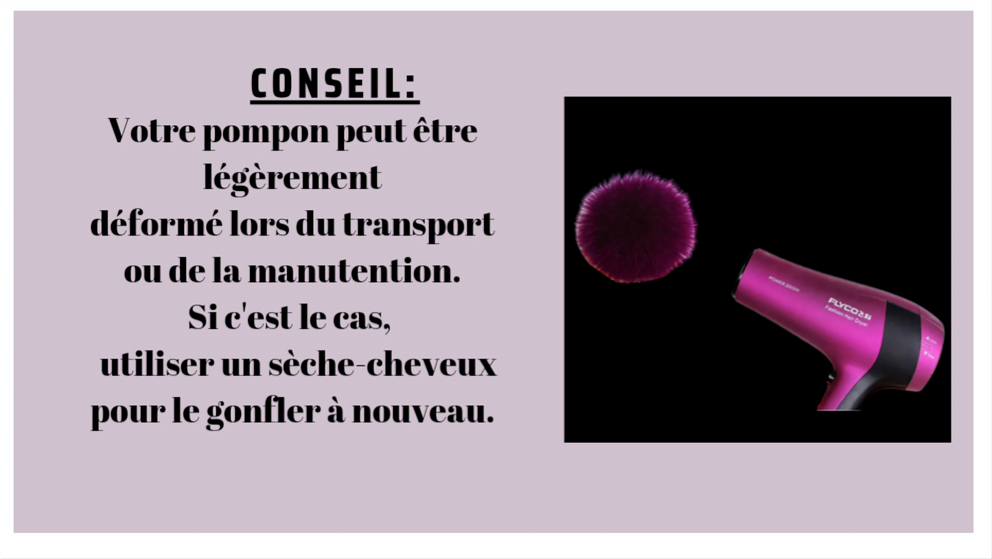 Tuques (doublées micropolaires) à pompons détachables
