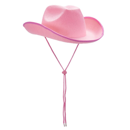 2024 Fashion Women´s Party Hats Cowboy Hat Adult Solid Color Furry Trim Wide Brim Hat Female Cap for Dating Party - www.Shopthatapp.com #