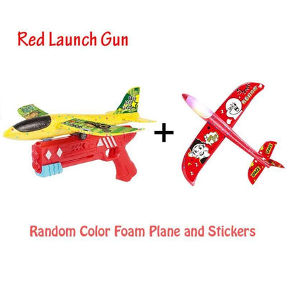 2024 Foam Plane Launcher Gun Toy - Outdoor Catapult Airplane for Kids - www.Shopthatapp.com #